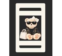 Teddy Bear Notebook for Women | The Nostalgia Edit - City Edition Black Edition | College Ruled Lined Journal | 8.5 x 11 | 120 Pages: Modern matte ... pages for everyday writing and journaling.