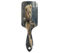 Teddy Bear - Spazzola districante per auto massaggiante, spazzola districante da uomo