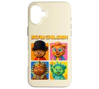 Teddy bear Stylish Looks, Forever Young at Heart, Stay Child Custodia per iPhone 16 Plus