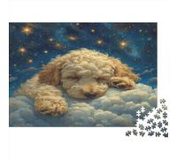 Teddy Dog Puzzle 1000 Pezzi,Puzzle Cartoon, Puzzle Per Adulti, Stampa Di Qualità,puzzle Di Legno Giochi Intellettuali Per Bambini 1000pcs (75x50cm)