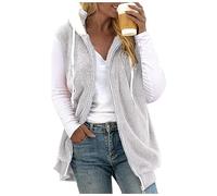 Teddy Fleece Jacket Gilet - Gilet Invernale Caldo Da Donna Fleece Senza Maniche Termico Con Cerniera Cardigan Leggero Panciotto Con Tasche Casual Giubbotto Leggero Cappotto Per Autumn And Winter