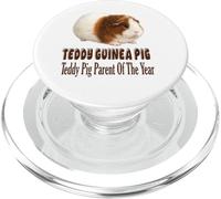 Teddy Guinea Pig Genitore dell'anno, grazioso design Cavy PopSockets PopGrip per MagSafe