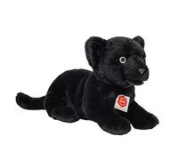Teddy Hermann 90475 Panther Baby sdraiato 30 cm, peluche con contenuto di materiale riciclato ideale (materiale di riempimento)