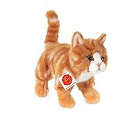 Hermann Teddy Collection- Cat Gatto Katze stehend Rot getigert 20 cm, Colore Rosso, 906827