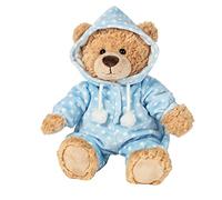 Teddy Hermann 91387 Teddy Bear Pigiama Bear blu 30 cm, peluche