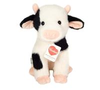 Teddy Hermann 91734 Mucca Smilla 25 cm, peluche con contenuto di riciclo ideale (materiale di riempimento)