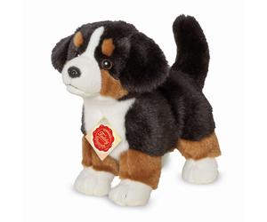 Teddy Hermann 91930 Hond Berner Sennenhond Puppy 23 cm, Zacht speelgoed, pluche