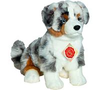 Hermann Teddy- Teddy Hermann 91933 Pastore Peluche Australian Shepherd Seduto, Multicolore, 30 cm, 919339