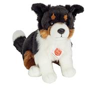 Teddy Hermann 91956 Dog Border Collie Tri-Color seduta 30 cm, peluche con contenuto di materiale riciclato ideale (materiale di riempimento)