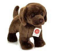 Teddy Hermann 91997 Labrador marrone in piedi 30 cm, peluche con contenuto di riciclo ideale (materiale di riempimento)