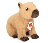 Teddy Hermann 92344 Capybara 25 cm, peluche con contenuto di materiale riciclato ideale (materiale di riempimento), edizione speciale "Teddy Hermann spiegato"