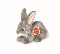 Teddy Hermann 93701 Bunny Sitting Gray 7,1"/18 cm, Soft Toy, Plush Toy 18 cm, gr