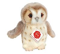 Teddy Hermann 94154 Gufo uccello 20 cm, peluche con contenuto riciclato ideale (materiale di riempimento)