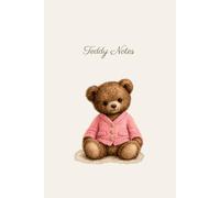 Teddy Notes: Teddy Bear Pink Cardigan Notebook | For Kids with Wide Ruled Lines for Easy Writing Practice | 6x9 inch