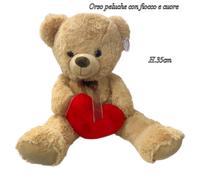 Teddy Orsetto Peluche 35 cm Cuore rosso Ti Amo Amore Regalo Idea Originale Orso