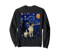Teddy Roosevelt Terrier Cane Van Gogh Notte Stellata Felpa
