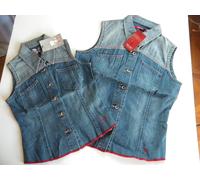 TEDDY SMITH TSI Giacca Jeans senza Maniche Indigo Per Ragazza Come Mum Taglia 2
