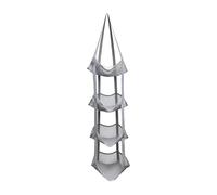Teddý Storage Hanging Mesh, Hanging Toy Storage Net, 4 Tier Hangings Mesh Storages Basket, Foldable Soft Toy Storages for Soft Toys Clothes Sundries