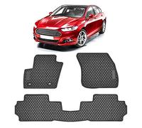 TeddyTT Traxauto, tappetini per Tutte Le Condizioni atmosferiche per Toyota Camry 2012-2017, in Gomma Resistente e inodore per sedili Anteriori e Posteriori