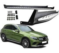 TEDE Auto Minigonne Laterali per Mercedes GLC X253 + Coupe C253 2015-2019,AntiGraffio Pedane Laterale Sottoporta Pedane Laterali Grembiuli
