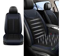 TEDE Coprisedile di Raffreddamento per BMW X1 X2 X3 X4 X5 X6 E84 F48 F39 E83 F25 F26 G02 E53 E70,12V Cuscino Sedile Ventilato 3 Livelli Regolabili Proteggi Sedile,A/BlackBlue-A/Single Block