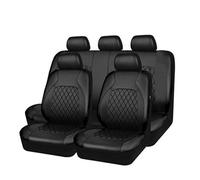 TEDE Coprisedili per Auto in Pelle a 5 posti per Jeep Renegade 2016-2023, Set di coprisedili Impermeabili e Accessori Interni,C-Black