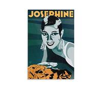 TeDe Josephine Baker - Poster pop art per soggiorno e camera da letto, stampa decorativa su tela, 20 x 30 cm, singolo 2-3 senza cornice, stile 2-1