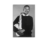 TeDe Stampa artistica da parete decorativa su tela, motivo: Ornette Coleman Memorial Jazz Art, per soggiorno e camera da letto, 20 x 30 cm, senza cornice