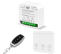 Tedeligo Dimmer Interruttore Luce Senza Fili Con Telecomando, AC220V Controllo Interruttore Dimmerabile Per LED E Alogene, Dimmerabile 10W-150W, Compatibile Con Dimmer Da Pannello A Parete(No Wi-Fi)