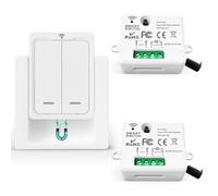Tedeligo Kit Interruttore Luce Senza Fili, Trasmettitore Radio Mobile Trasmettit