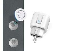 Tedeligo Presa Telecomandata con Telecomando, Incassi telecomandati incavo programmabile astuto del telecomando dell'incavo portata di controllo di 50M per Apparecchiature Elettriche da 3500W