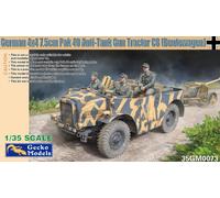 Tedesco 4x4 7.5cm Pak 40 Anti-carro Gun Trattore C8 (Beutewagen)