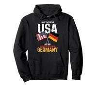 Tedesco Americano La Mia Storia Iniziata In Germania Orgoglio Vintage Felpa con Cappuccio