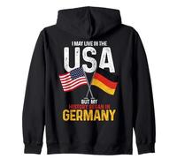 Tedesco Americano La Mia Storia Iniziata In Germania Orgoglio Vintage Felpa con Cappuccio