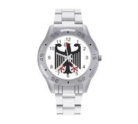 Tedesco Ea-gle - Orologio da polso da uomo, alla moda, in acciaio inox, facile da leggere, da donna