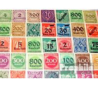 Tedesco Empire 50 Diversi Francobolli MNH ** MNH Fuori L'inflazione 1919 Fino a 1923 Senza Dipendenze (Francobolli per i Collezionisti)