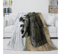 Tedesco Leopard 2 Carro Armato Coperta Morbida - Militare Coltre Regalo Compleanno Per Sorella Fratello Nipote - Coltre Accogliente Con Cui Avvolgersi Dopo Una Giornata Faticosa 40x50inch(100x130cm)