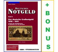 Tedesco Notgeld Band 3: Il Tedesco Großnotgeld Da 1 A 100 Mark 1918-1921 Gietl