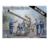 Tedesco Seconda Guerra Mondiale 8,8cm Flak Crewmaquette Personaggio Crew Das We