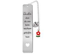 Tedesco Segnalibro Regalo Maestra Fine Anno, Segnalibro Particolare Grazie Maestra, Idee Regalo Insegnante Donna, Regalo Maestra Asilo Nido, Elementare, Scuola Materna, per Compleanno (Maestra A)