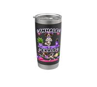 Tedesco Shorthaired Pointer facendo yoga inalare - esale DIGOR Bicchiere termico in acciaio inox doppia parete