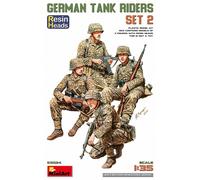 Tedesco Tank Riders Set 2. Resina Headsmaquette Personaggio 2
