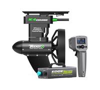 Tedgix K4C - Motore per SUP e kayak, 400 W, motore subacqueo senza spazzole con batteria B8 e telecomando con regolatore di velocità, pinna elettrica per Stand Up Paddle, Boost Fin per canoa e gommone