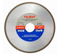 TEDIAM Disco diamantato convesso per affilare seghe a vidio, 125 mm x 32 mm, larghezza di terra 10 mm, 12200 giri/min