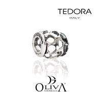 TEDORA BEAD IN ARGENTO 925% MADE IN ITALY MOMENTI DI VITA SOFFIO SL 001