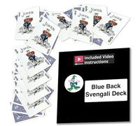 Ted's Sterling Magic Fabbrica Cut Bicicletta Colore Joker Trick Deck (Blu Svengali)