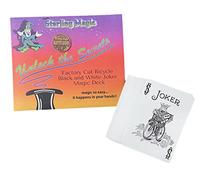 Ted's Sterling Magic Fabbrica Cut Bicicletta in bianco e nero Joker Trick Deck (Rosso Svengali)