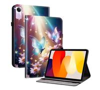 TEDTIKJT Cover Compatibile con Tablet Infinix Xpad GT 13" 2025 Custodia PU Pelle Flip Cover Folio-Tasca con 2-Slot per Carte Supporto Protezione per Infinix Xpad GT Custodia,Fiore di Farfalla