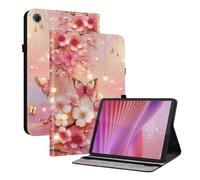 TEDTIKJT Cover per Lenovo Tab K9 8.7" 2025 Custodia Tablet Custodia in pelle PU Flip Support Protection Motivo Dipinto Tablet Case per Lenovo Tab K9 Cover a Farfalla Lanterna