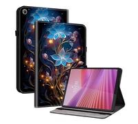 TEDTIKJT Cover per Tablet Lenovo Tab K9 8.7 Pollici 2025 Custodia PU Pelle Flip Cover Case Folio-Tasca con 2-Slot per Carte Supporto Protezione per Lenovo Tab K9 Custodia,Piccolo Fiore di Lanterna